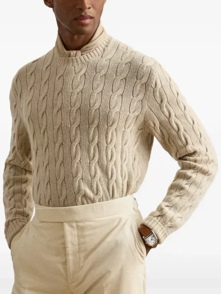 Pulover Ralph Lauren Purple Label din cașmir violet