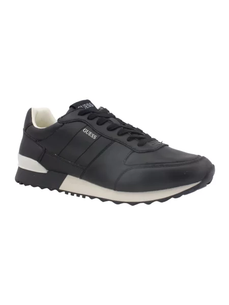 Sneakersy Guess skórzane czarne
