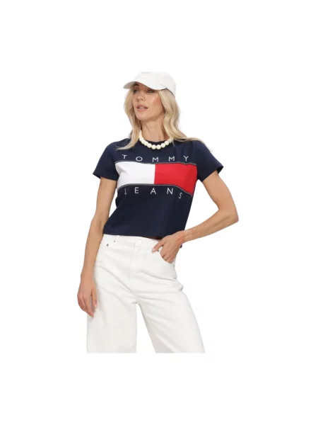 Tommy Jeans T-shirt niebieska