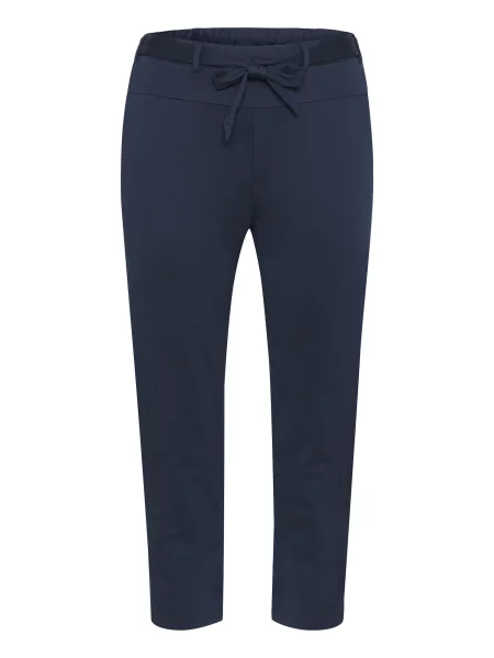 KAFFE CURVE Kalhoty Jenna marine modrá