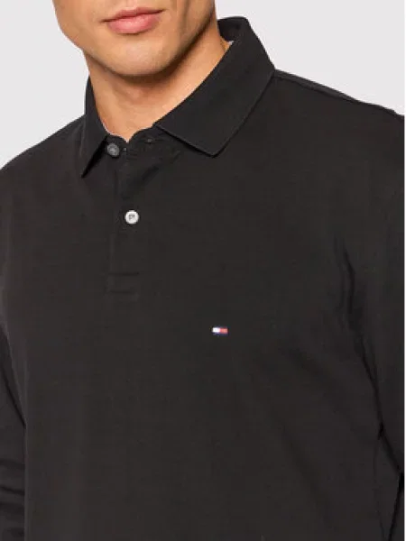 Tommy Hilfiger Tenisz póló fekete