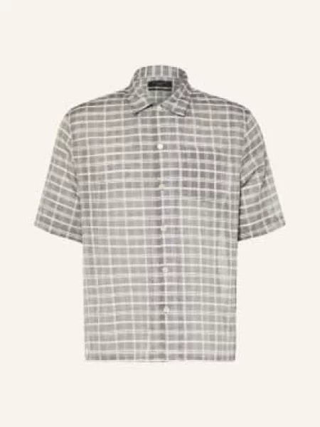 Allsaints Koszula Z Krótkim Rękawem Sandy Comfort Fit grau biała