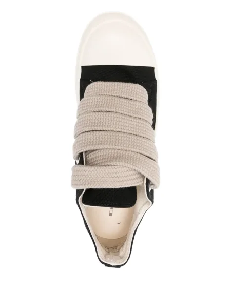 Sneakerși Rick Owens Drkshdw cu șireturi din dantelă negru