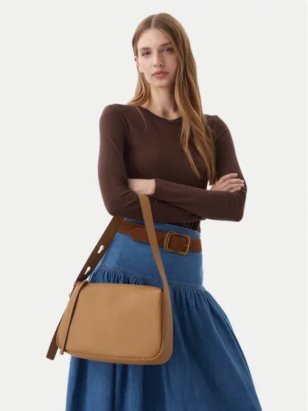 Táska Tory Burch barna