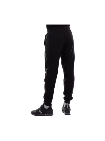Spodnie dresowe Emporio Armani Ea7 z logo czarne
