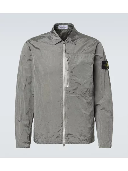Bunda Stone Island s kamínky šedá