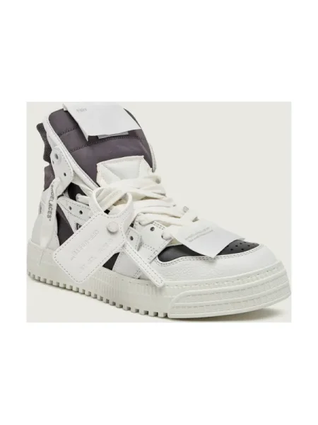 OFF-WHITE Teniși din piele OFF COURT alb
