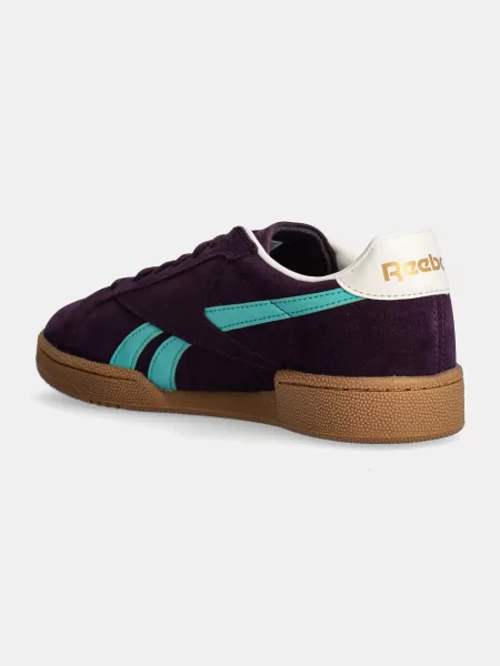 Semišové sneakers boty Reebok Classic Club C Grounds Uk fialová