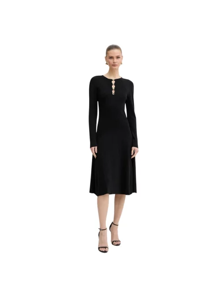 Sukienka midi Karl Lagerfeld czarna