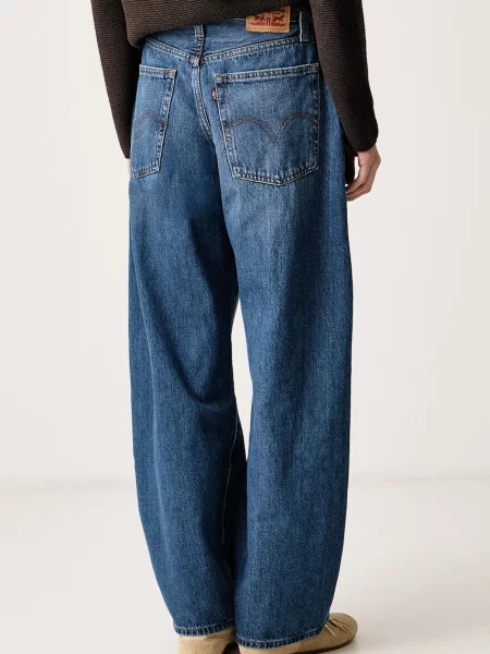 Levi's jeansy balloon MIDDY BALLOON niebieskie