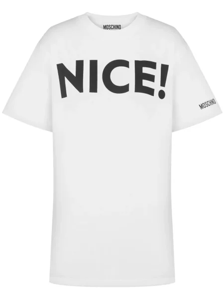 Tricou Moschino cu imagine alb