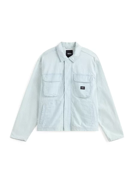 VANS Geacă de primăvară-toamnă Umber albastru deschis alb