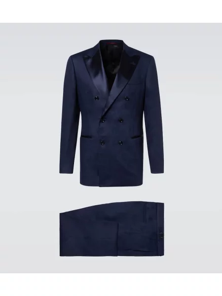 Costum Brunello Cucinelli de in albastru