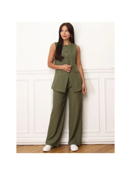 Pantaloni La Modeuse kaki