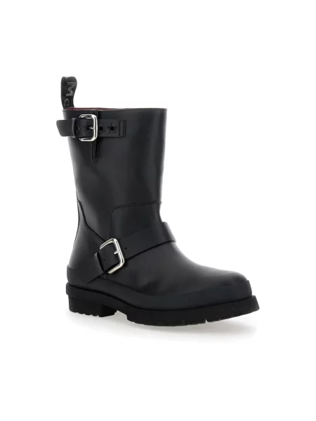 Botki Stella Mccartney skórzane czarne