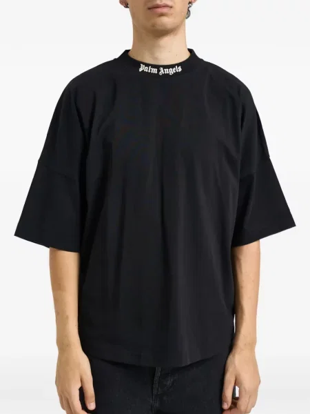 Tricou Palm Angels cu imagine negru