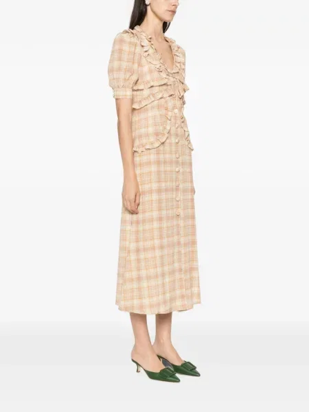 Rochie midi Alessandra Rich cu volane