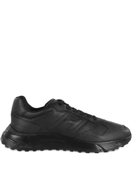 Sneakerși Hogan cu șireturi din dantelă negru