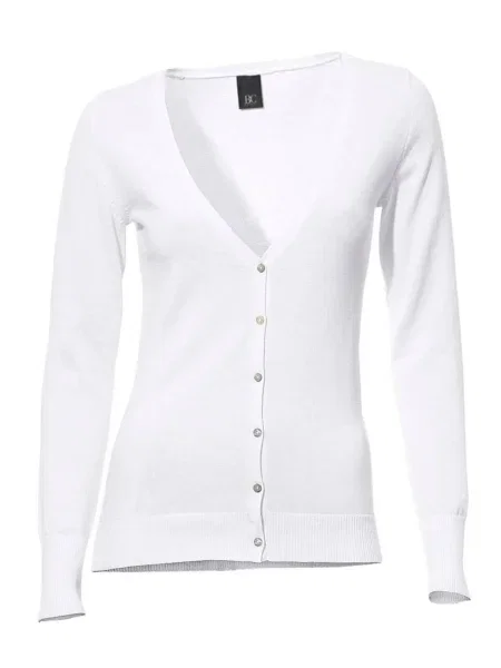 Heine Geacă tricotată alb