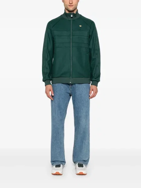 Prugaste kratke hlače Adidas crna