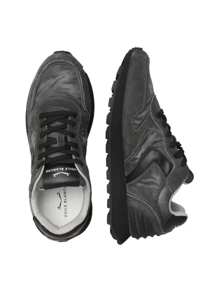 Sneakersy Voile Blanche skórzane czarne