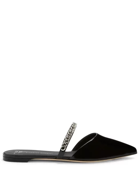 Papuci tip mules Giuseppe Zanotti negru