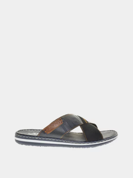 Шльопанці RIEKER сині