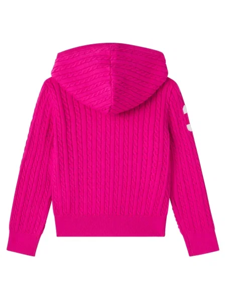 Gyerek kapucnis melegítő felső Polo Ralph Lauren rózsaszín