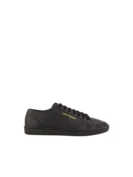 Sneakersy Saint Laurent skórzane na siłownię czarne