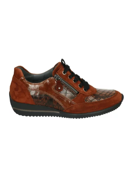 Sneakersy Waldläufer zamszowe brązowe