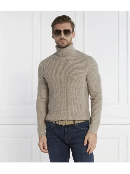 Pulover Joop! Jeans de lână bej