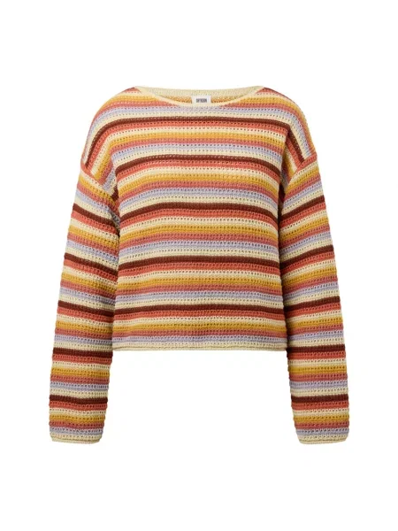 Dzianinowy sweter Drykorn czerwony