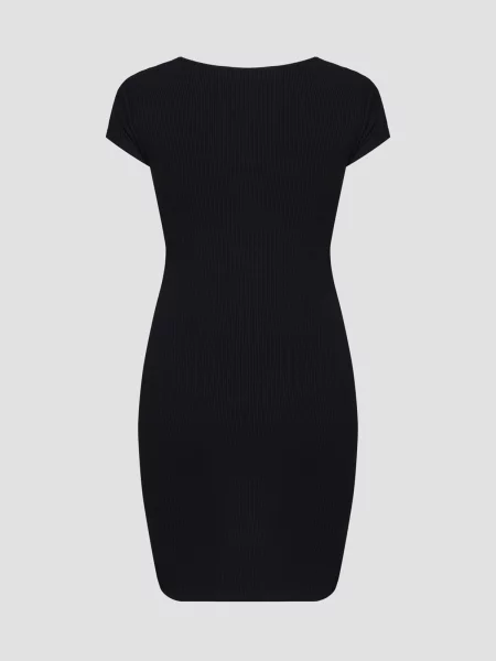 Платье мини Moschino черное