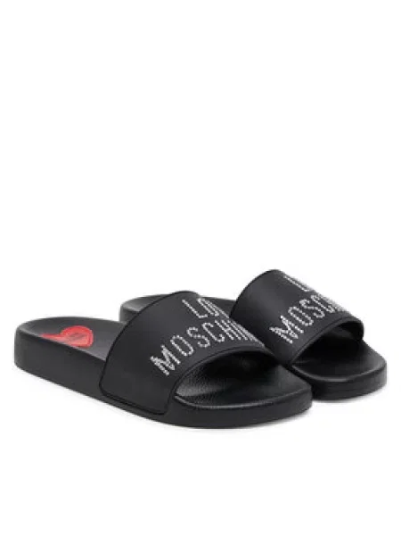 Pantofle Love Moschino černé