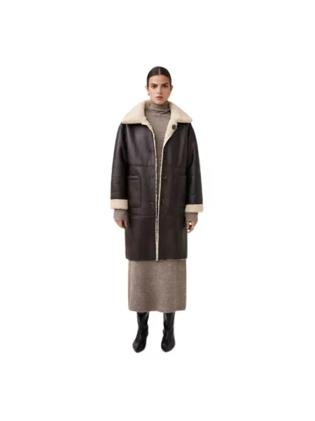 Płaszcz Suncoo brązowy