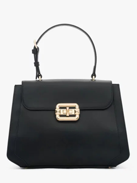 Кожаная сумка Cromia черная