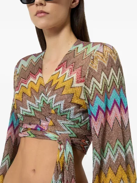 Топ Missoni кафяво