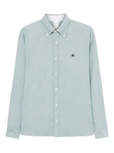 Cămașă Brooks Brothers cu broderie albastru