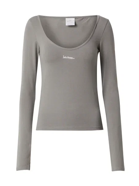 Iets frans Tricou GIGI HALTER taupe gri