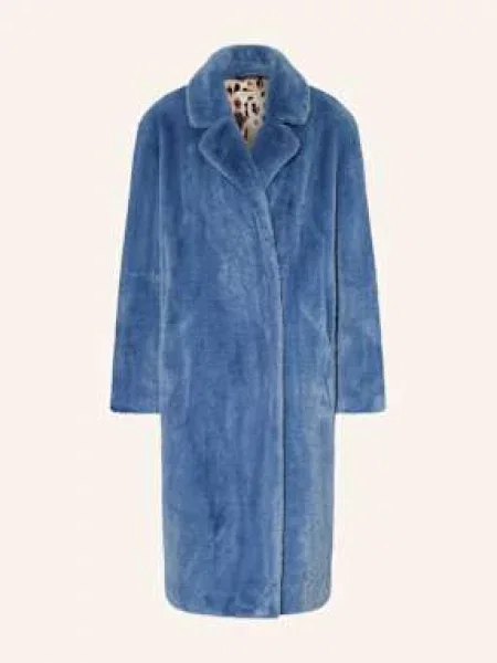 Lilienfels Płaszcz Ze Sztucznego Futra blau niebieskie