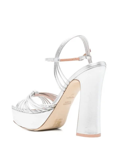 Sandale Malone Souliers cu platformă cu bretele argintiu