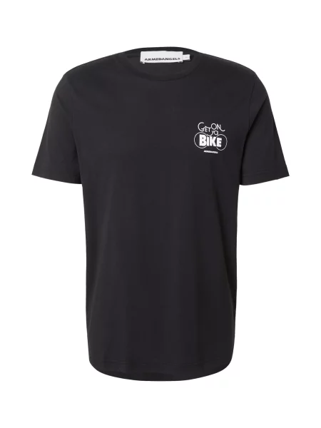 ARMEDANGELS Tričko JAAMES BIKE černá bílá