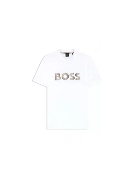 Koszulka Boss z logo biała