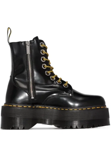 Botine Dr. Martens cu platformă negru