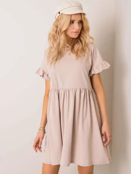 Rochie Fashionhunters de costum bej