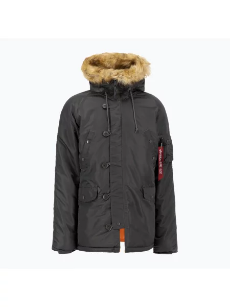 Bunda Alpha Industries VF grey / black černá