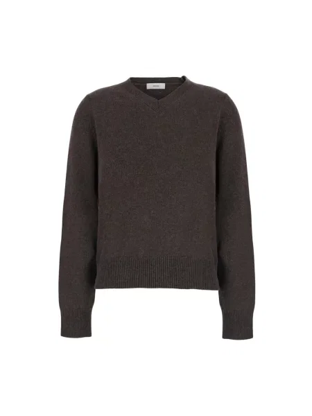 Sweter Mauro Grifoni wełniany brązowy