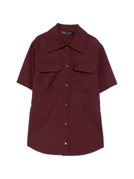 Cu centură cămașă Proenza Schouler roșu