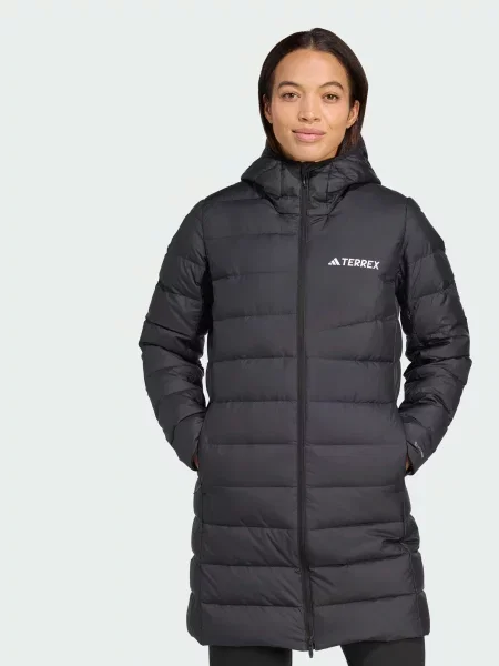 Пуховик adidas перероблений чорний