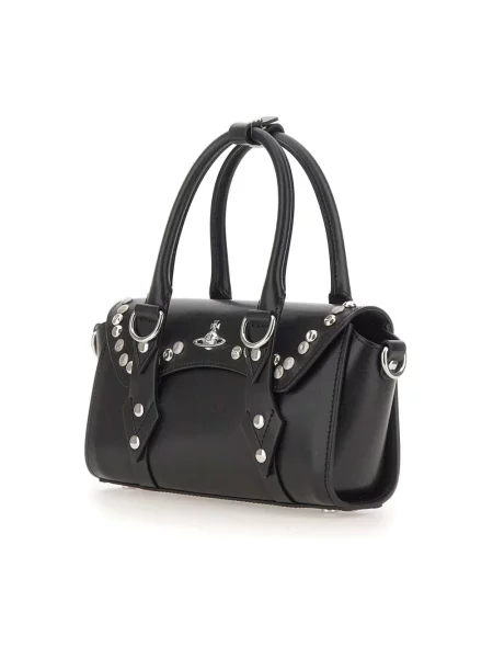 Torebka crossbody Vivienne Westwood skórzana czarna